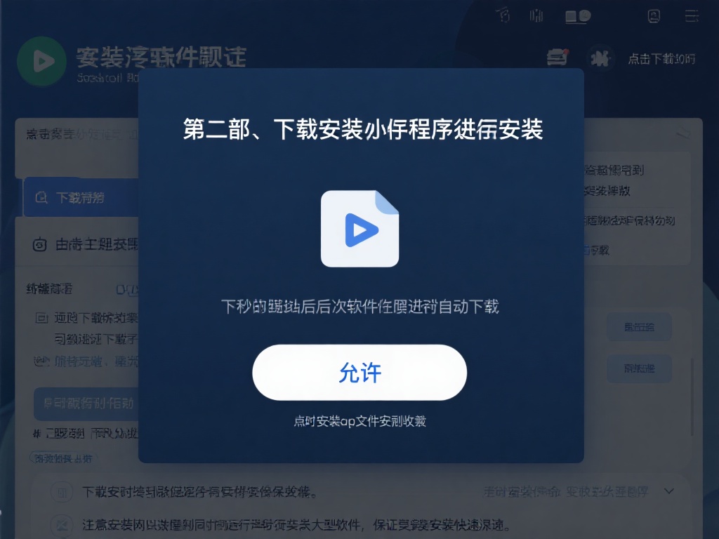 第二步：下载安装程序进行安装
点击下载链接后，几